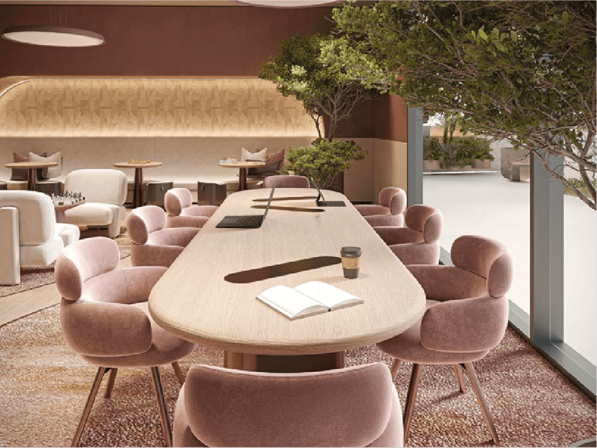 Lobby reception desk