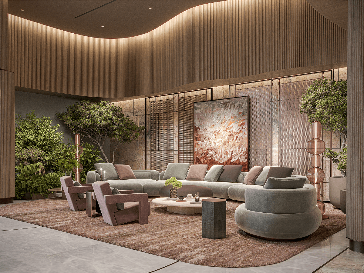 Main lobby lounge